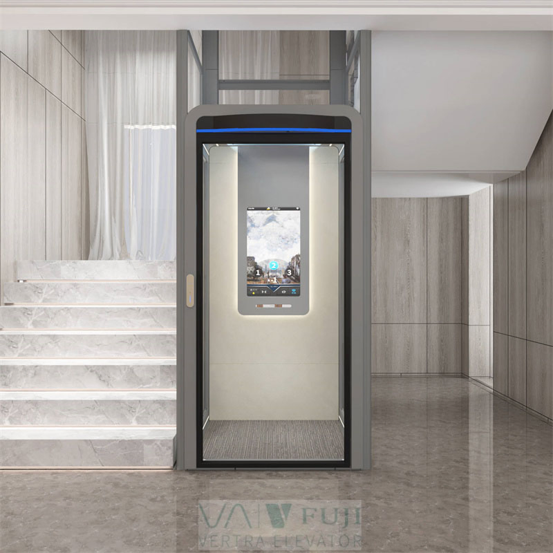 2-6 Floors Small Shaftless Residential Elevators House Villa Lift Passenger Home Elevator