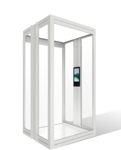 Small Loading Gearless Elevator Traction Motor Home Elevator Applicable Loft Compound Structure