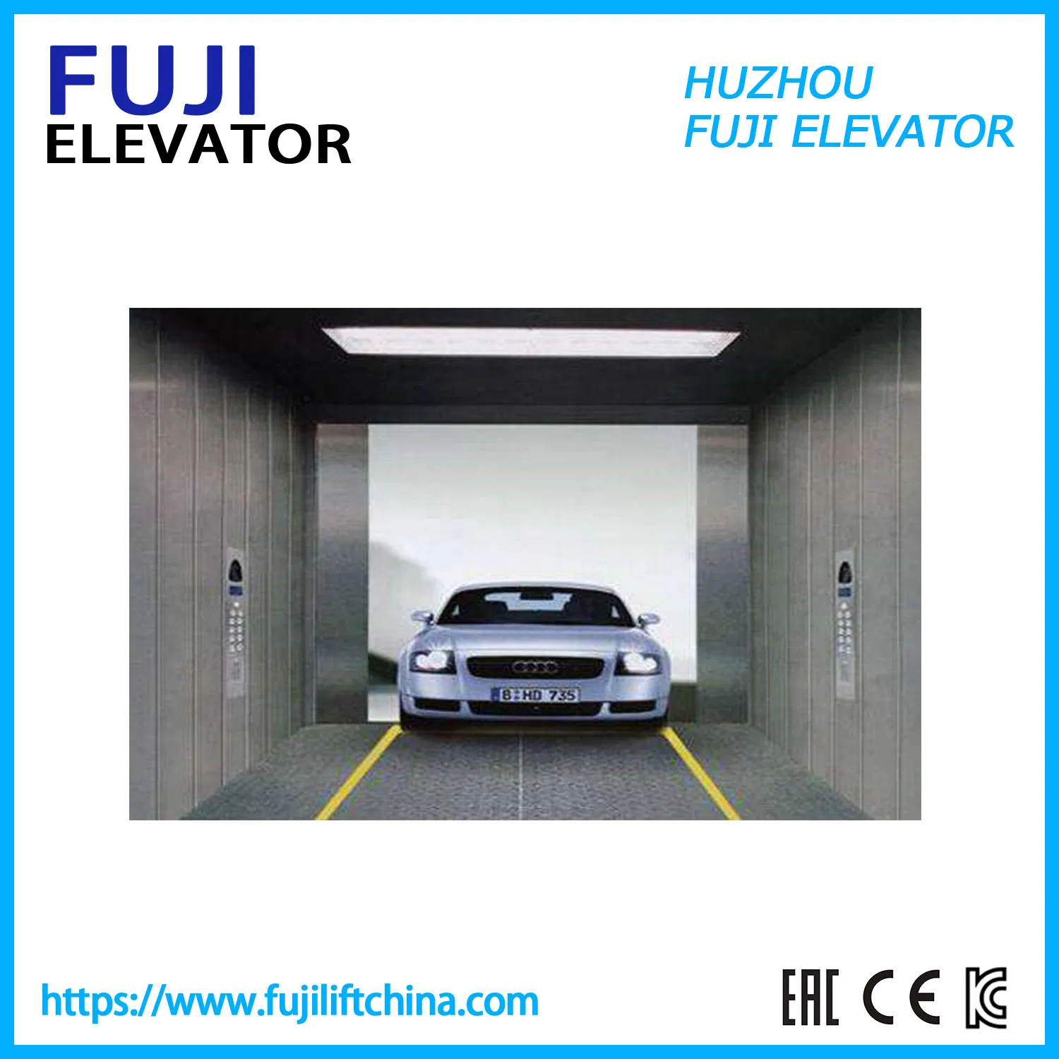 Automobile Car Elevator with Large Space
