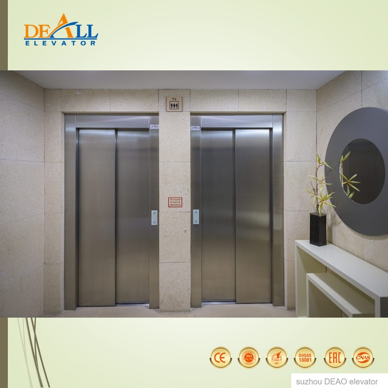 Global After-Sales Service 0.4m/, 0.63m/S, 1m/S Deao Patient Lift Modern Home Elevator