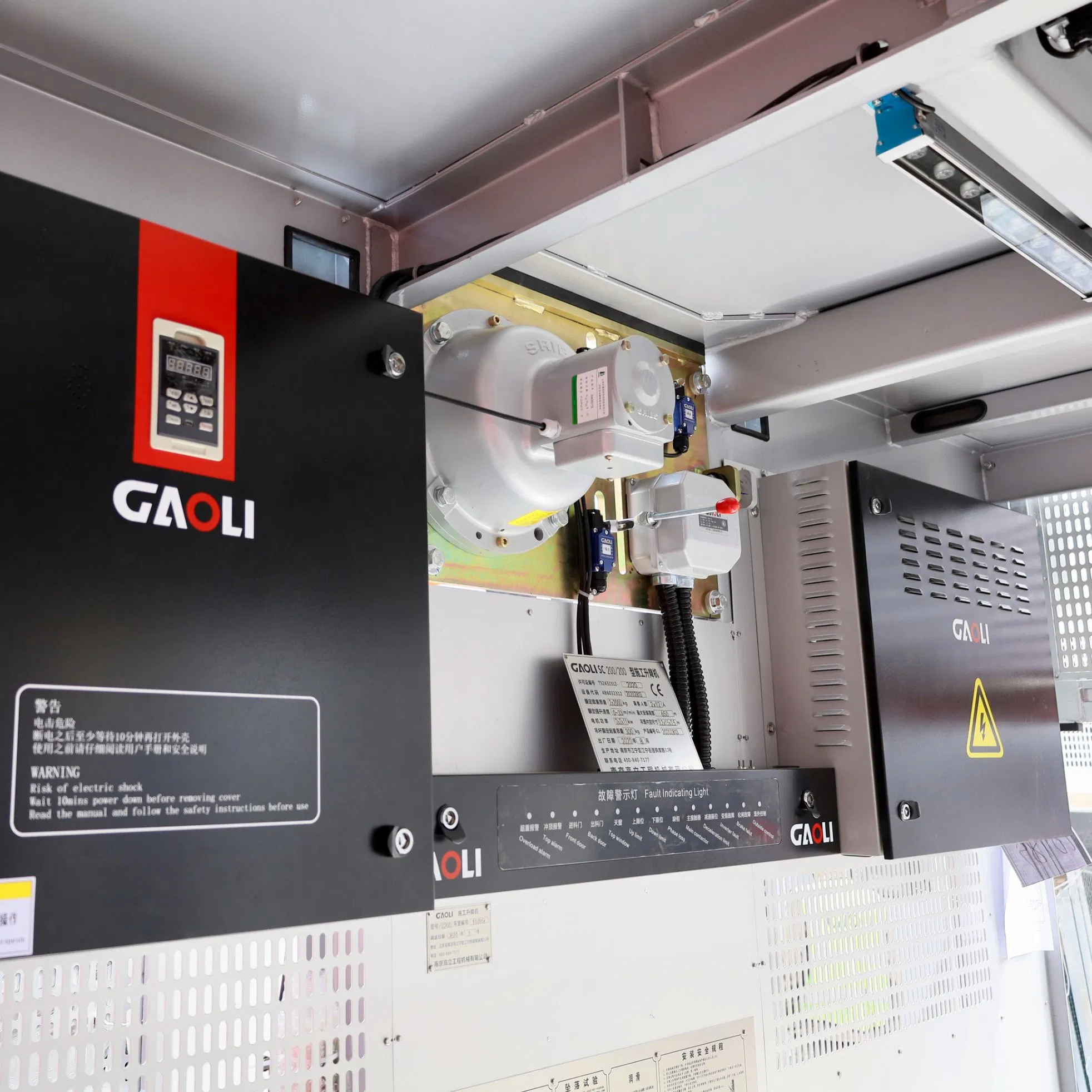 Gaoli Ce Approved Construction Elevator Sc100/100