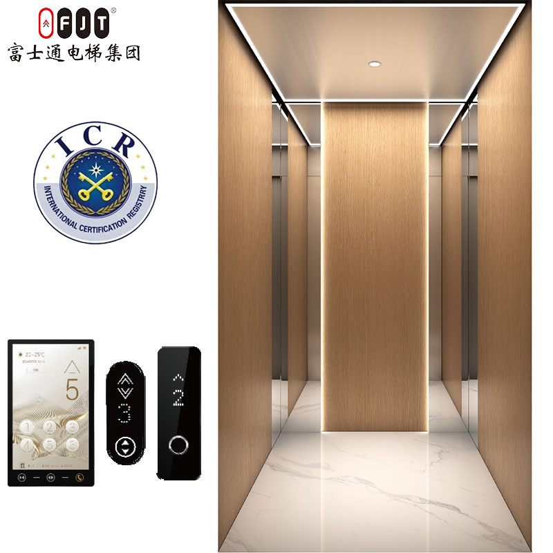 Fujithrough Traction Type Villa Elevator for 5 Floor Luxury Building
