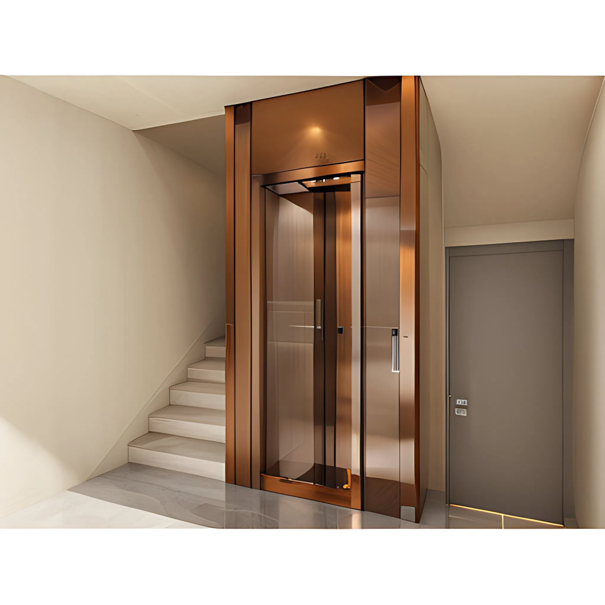 Hotel Traction Building Lift Panoramic Residential Stretcher Elevator Machine Industrial Construction Elevator