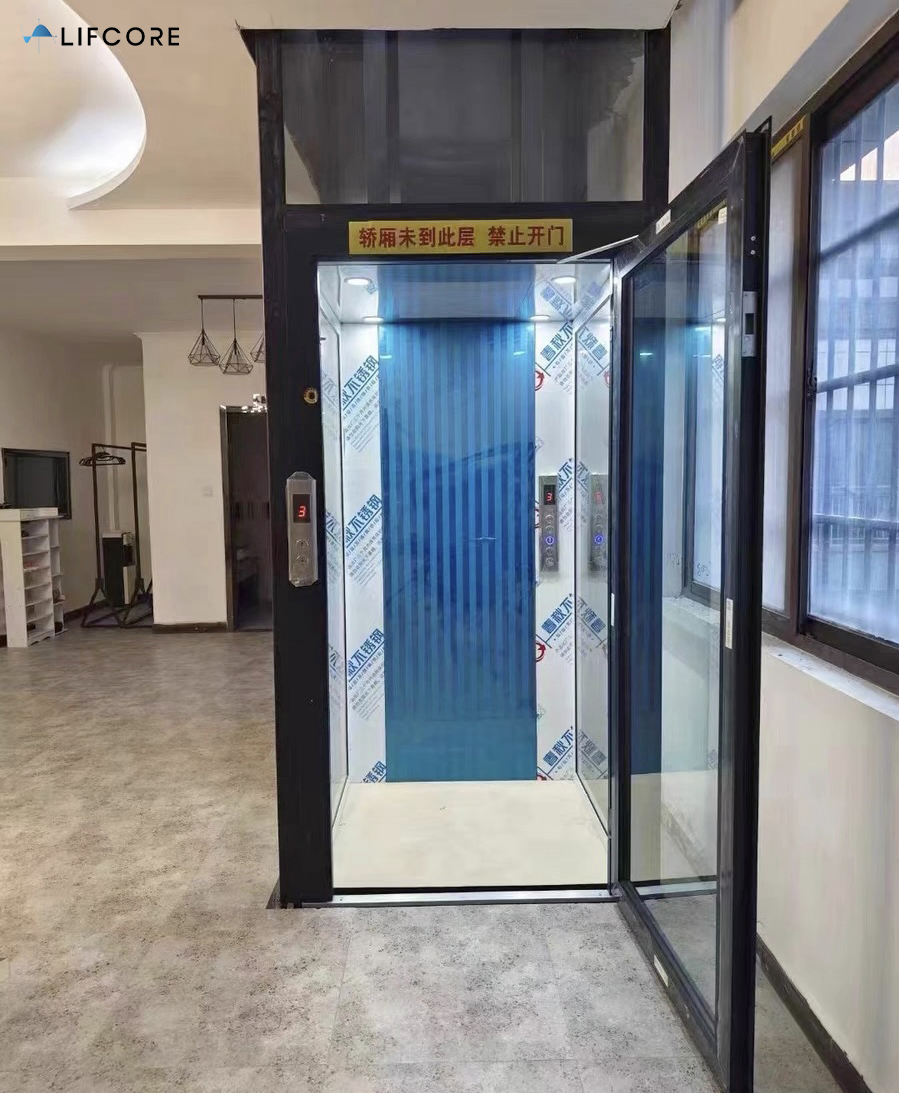 Small Outdoor Indoor Home Elevator Personal Hydraulic Residential Lift for Home