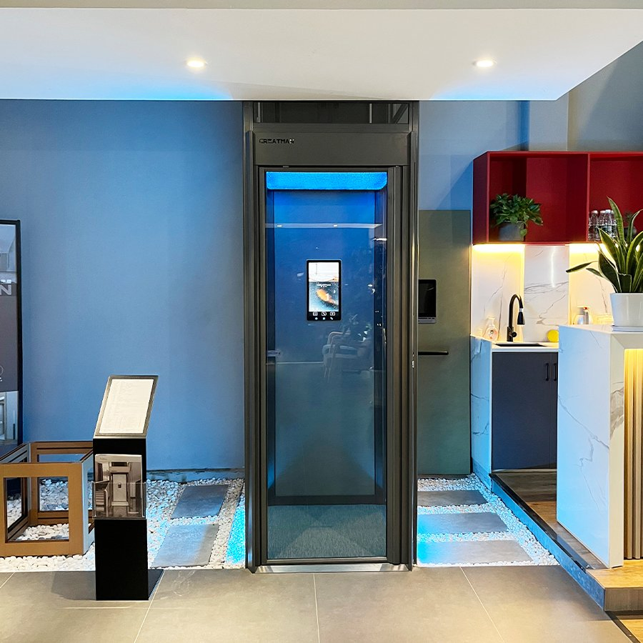 Mini Home Platform Stair Lift 1-2 Person Home Villa Passenger Elevator Lift 450kg