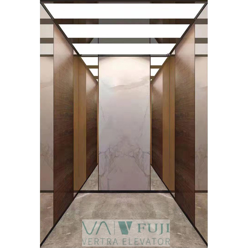 Ascensor Traction Home Elevators 90 Degree Doors Lift Wooden Residential Elevator Price