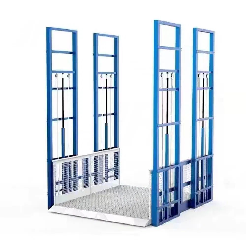 2m 5m 10m 500kg 1ton 2ton 3ton Heavy Duty Hydraulic Platform Industrial Goods Cargo Lift Freight Elevator for Factory Warehouse Construction Mall Vrc
