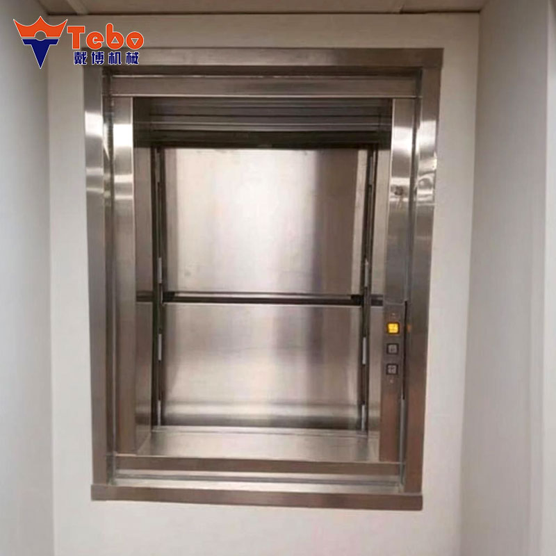 Automatic Home Dumbwaiter Lift Kitchen Goods Elevator with Stainless Steel Cabin