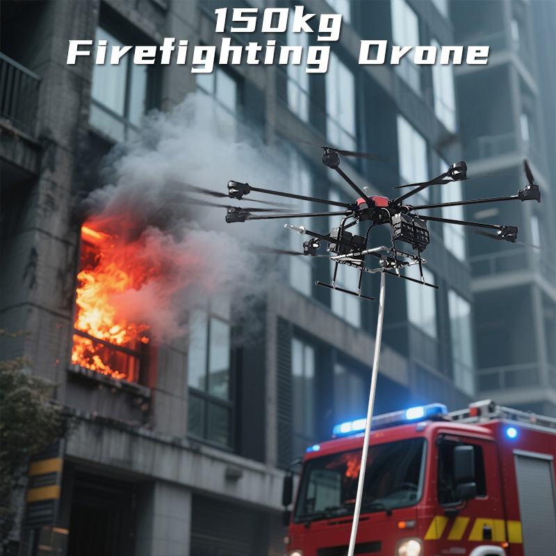 High Building Forest Firefighting Drone 150kg Heavy-Payload Fire Fighting Uav – Hot Selling Wildfire Rescue Equipment