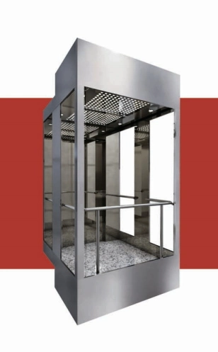 Machine Room-Less Panoramic Passenger Elevator