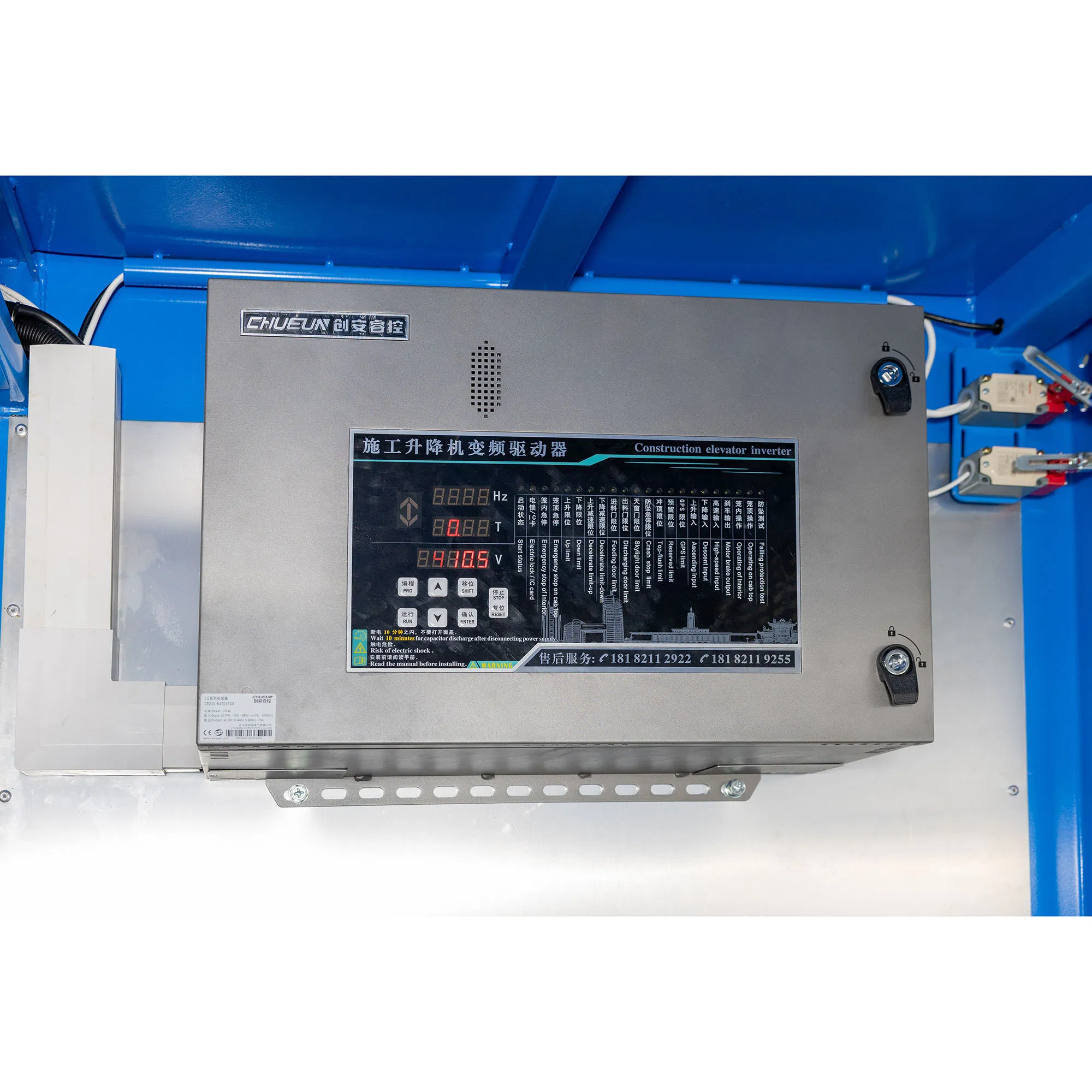 Cage Rated Lifting Equipment Building Hoist Load 2t Construction Elevator Using for Building Construction