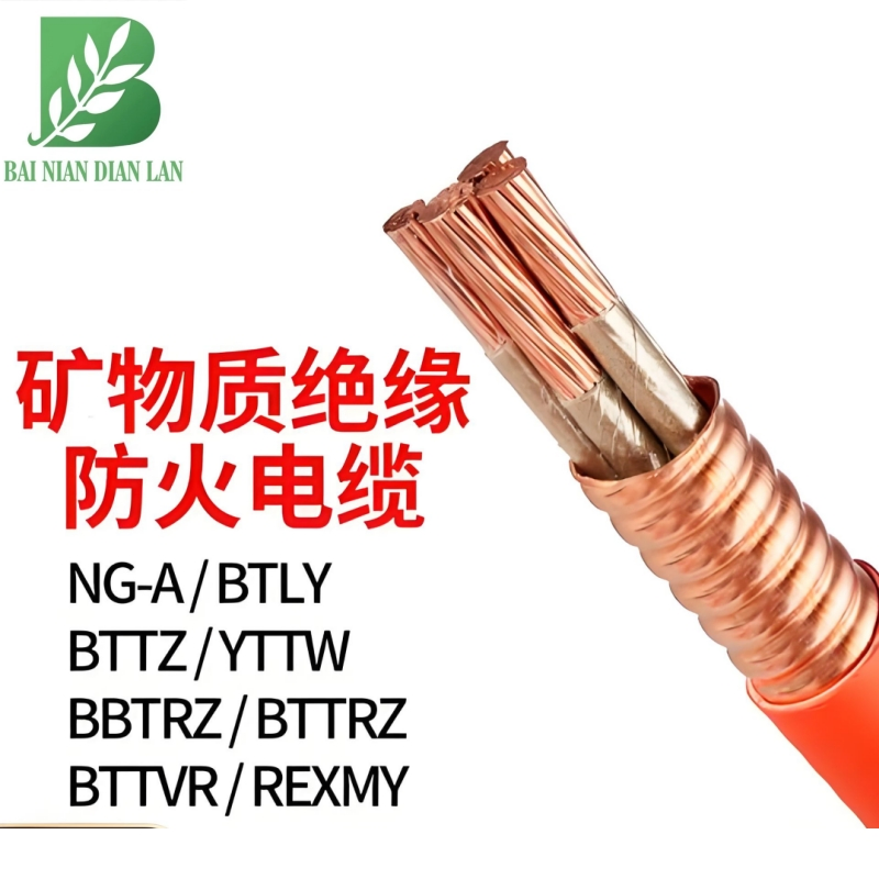 Flexible Fireproof Power Cable with Mineral Insulation Technology Customized Bttq Bttz