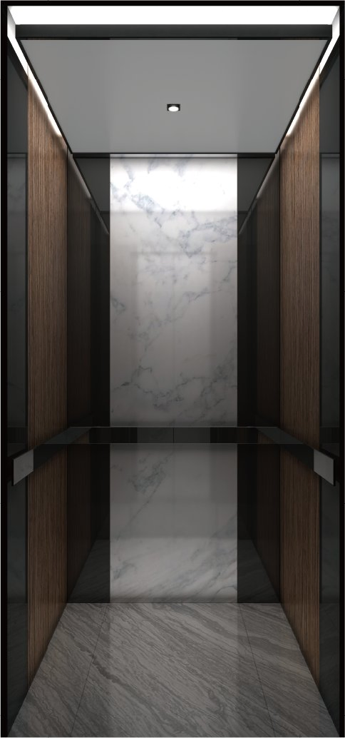 Automobile Drive 2 Floors Domestic Elevator