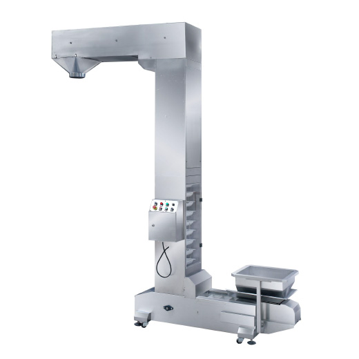 4L Full Auto Plastic High-Speed Bucket Elevator Food Processing Plants Stainless Steel Construction Lifting Elevator