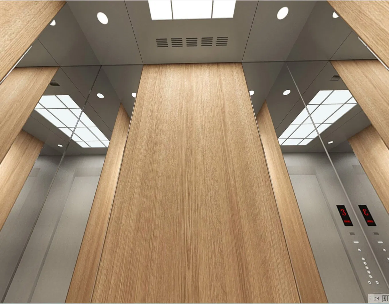 Low to MID Rise Machine Room Less Passenger Lift Residential Elevator Mrl