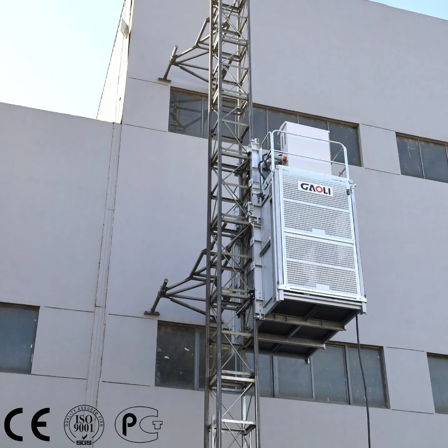 CE Certified Construction Elevator with Single or Twin Cabin