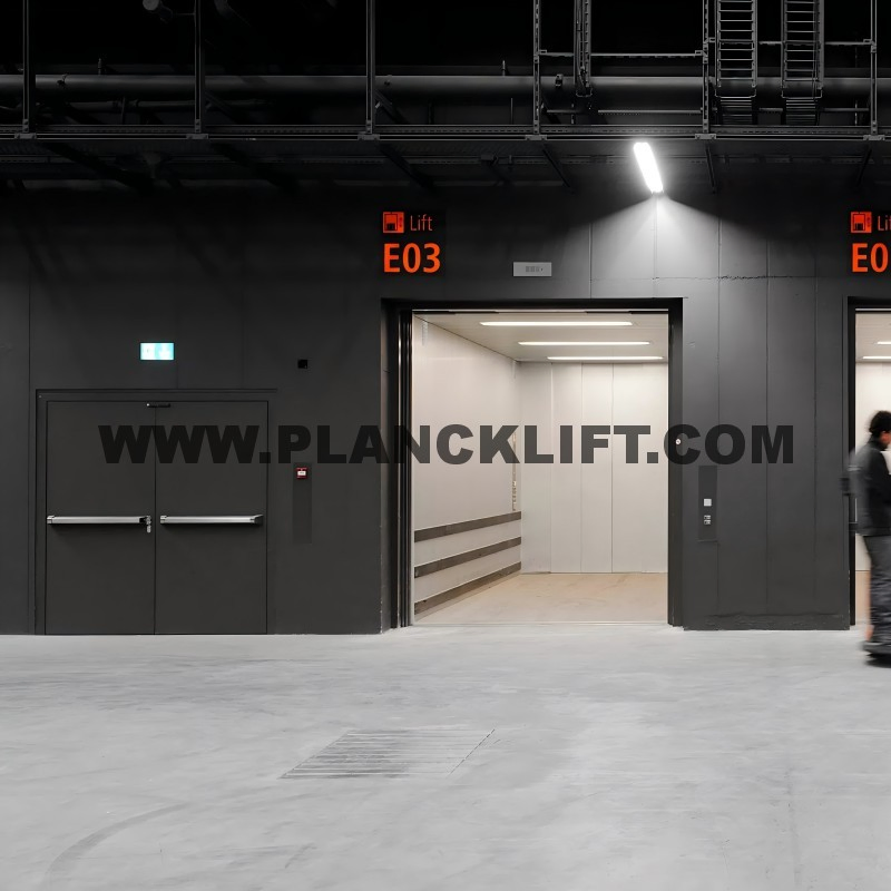 Rapid Door Closing Traction Freight Elevator for Warehouses