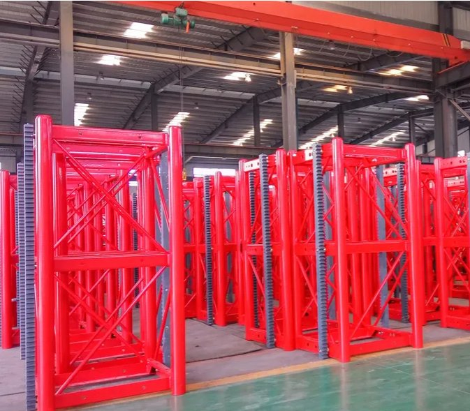 Gjj Construction Elevator 650 or 450 Mast Section Compatible with Ali Mak Mast Section