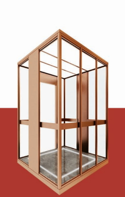 Machine Room-Less Panoramic Passenger Elevator