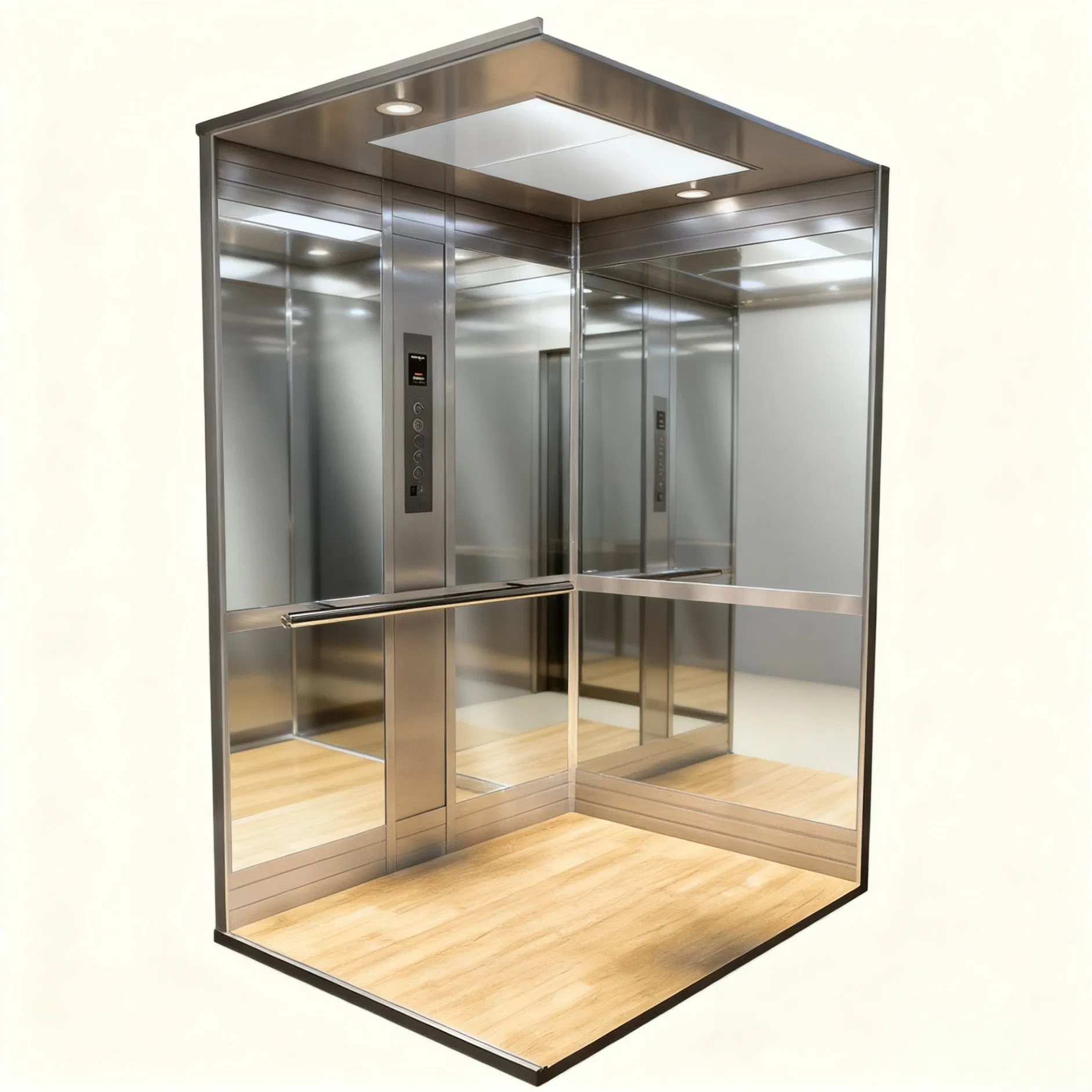 Vvvf Villa Home Panoramic Freight Cargo Escalator Travelator Car Auto Goods Service Observation Residential Sightseeing Glass Passenger Elevator Lift