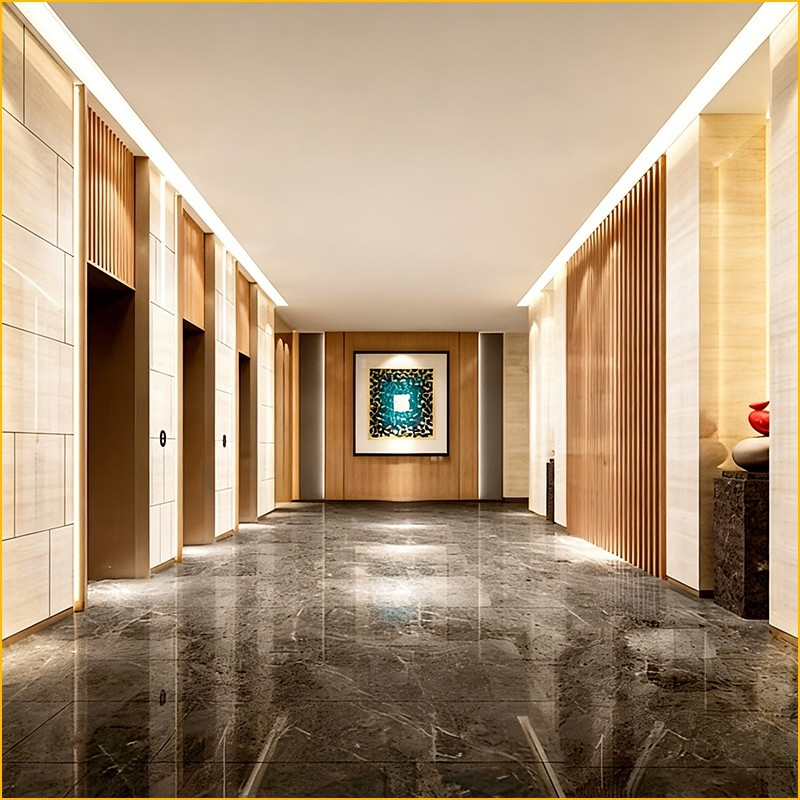 Machine Room-Less (MRL) Traction Elevator System