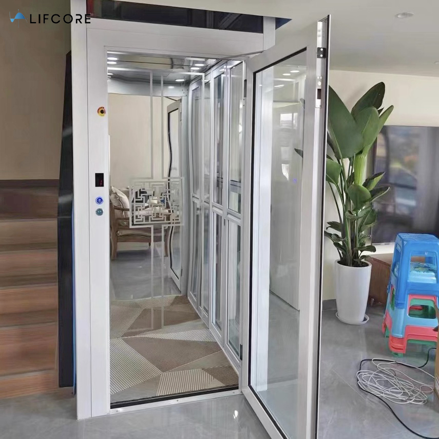 Small Outdoor Indoor Home Elevator Personal Hydraulic Residential Lift for Home