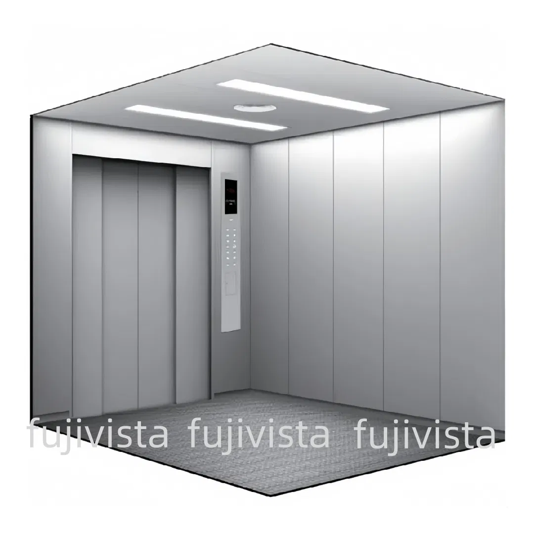 Fujivista Goods Elevator Freight Lift with Small Machine Room for Industrial Building