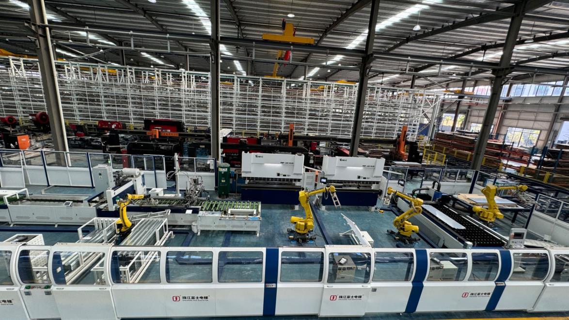 DHI Lift automated intelligent production line in Guangzhou factory