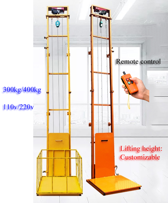 Cheap Small Passenger Freight Warehouse Cargo Home Lift Elevator for Indoor Outdoor