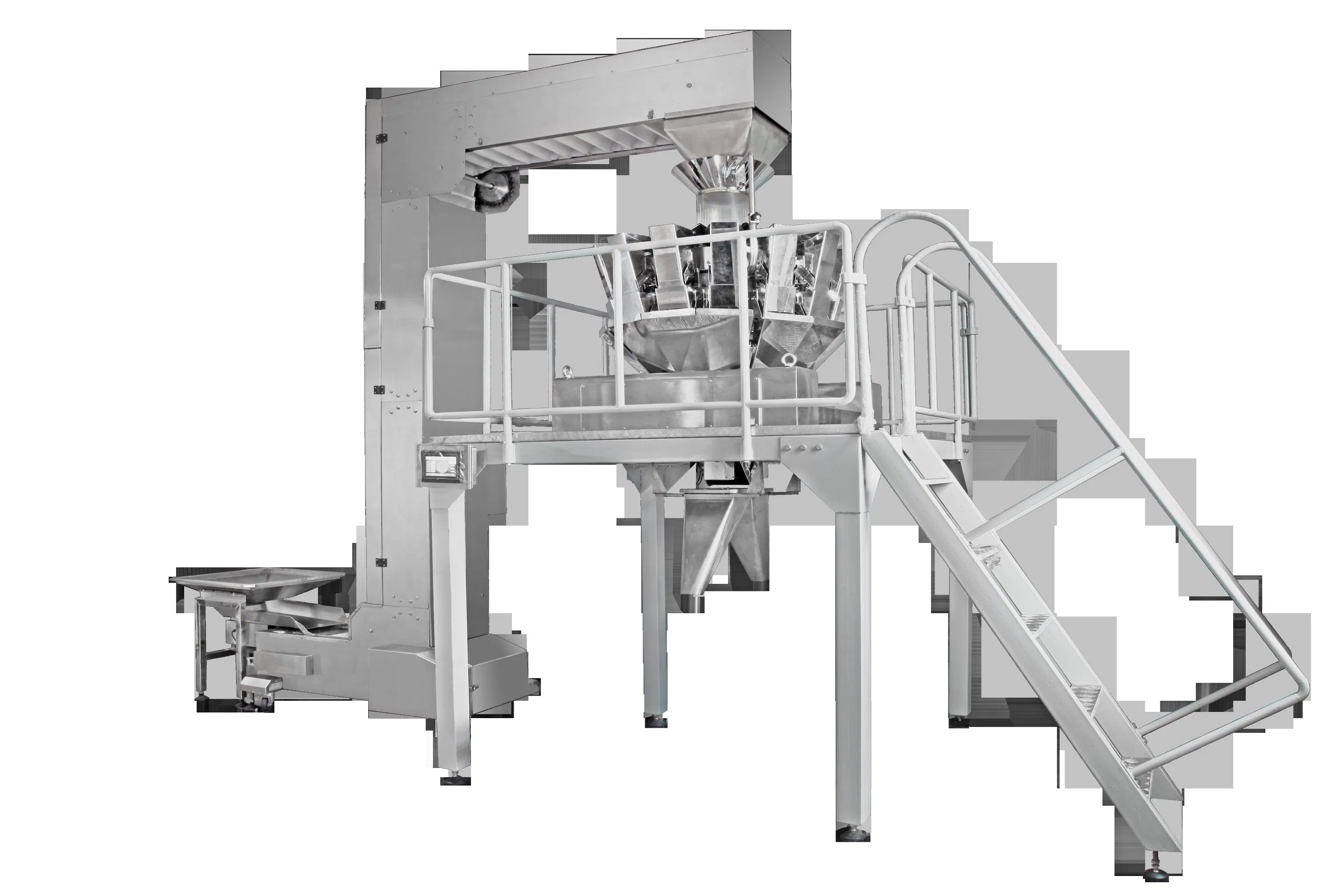 4L Full Auto Plastic High-Speed Bucket Elevator Food Processing Plants Stainless Steel Construction Lifting Elevator