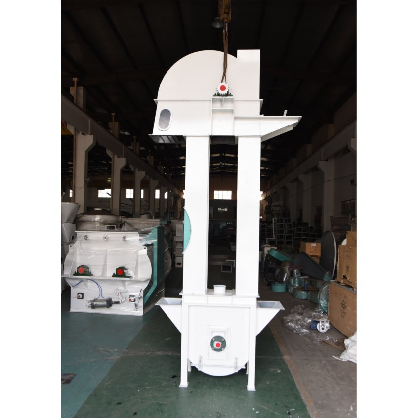 Industrial Bucket Elevator with Explosion-Proof Motor for Dusty Environments