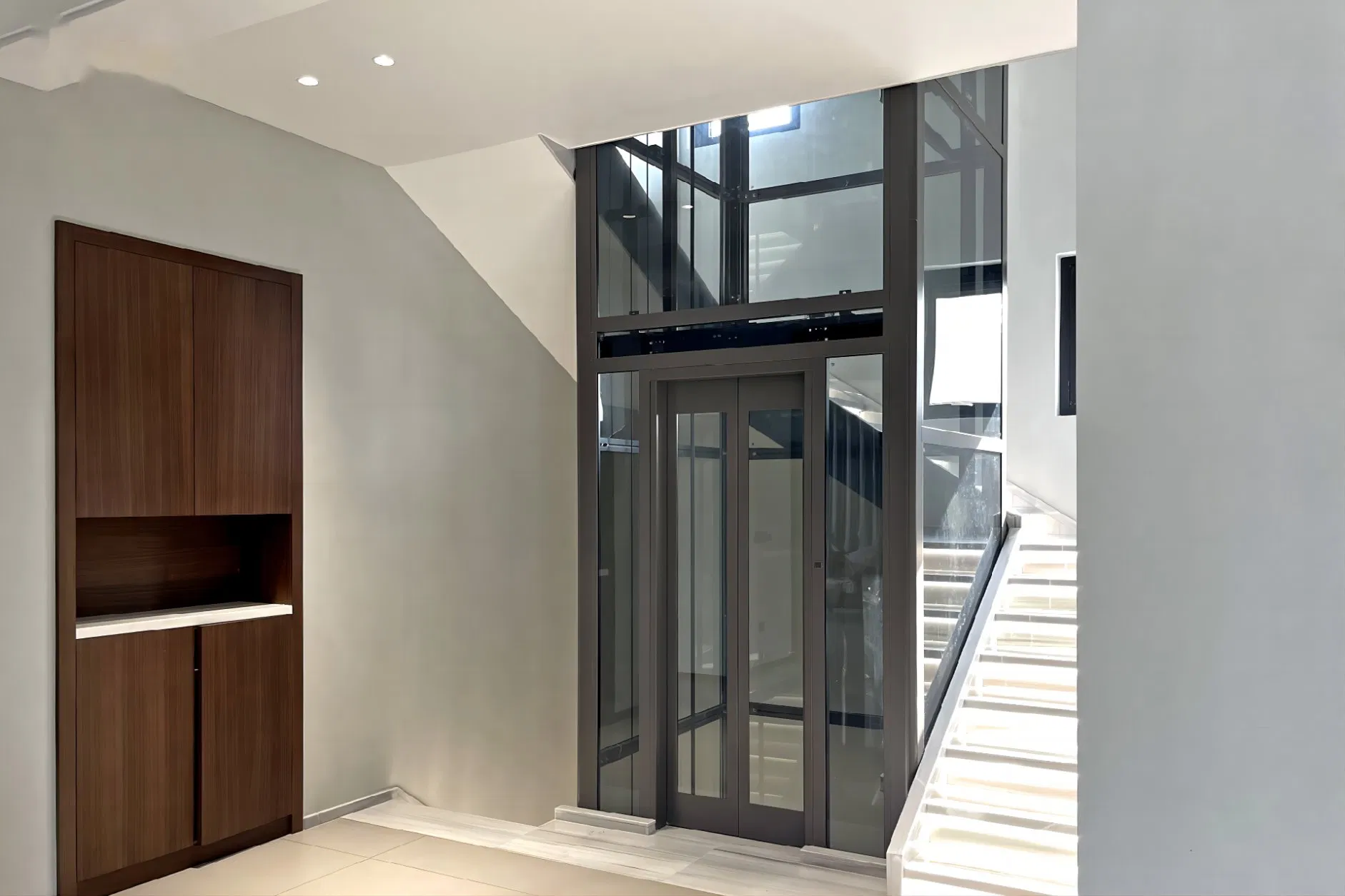 630 Kg Outdoor and Indoor Family-Friendly Residential Passenger Home Elevator Villa Elevator for 4-6people