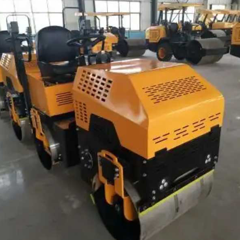 Small Road Roller Earth Moving with Micro Excavator Attachment Construction Machinery