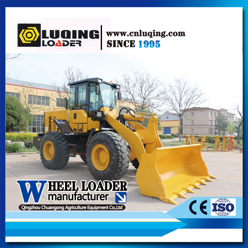 Chinese Brand Luqing Lq956 L50 5ton Wheel Loader Earth-Moving Heavy Duty Construction Machinery