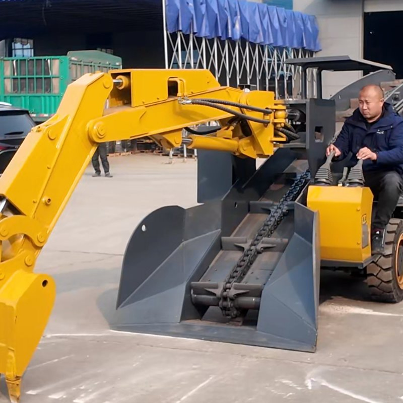 8.6t Mucking Loader Mining Machinery with Excavating Width ≥4800mm, Heavy-Duty Design for Roadway and Coal Mine Excavation Projects