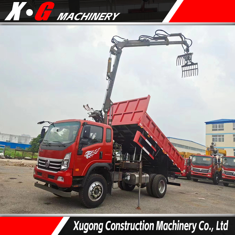 Heavy-Duty Log Loader with Durable Forest Trailer System