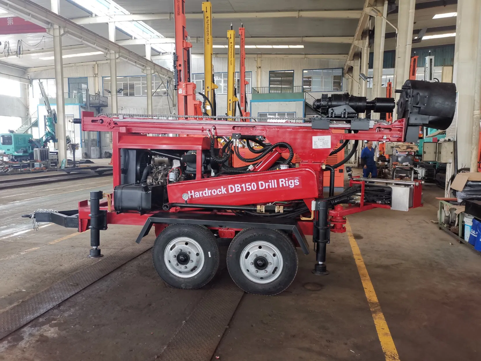 300m Full Hydraulic Water Well Drilling Rig /Portable Digging Machines/Borehole Drilling Machine