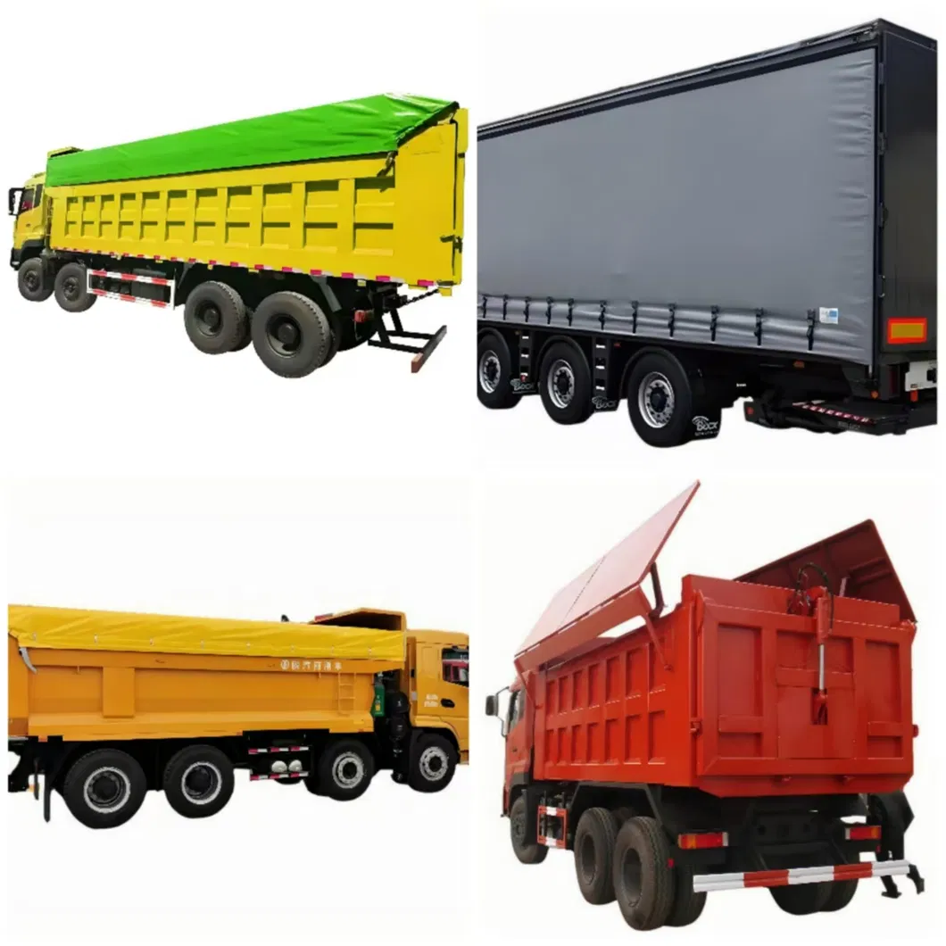 Electric dump truck tarp systems