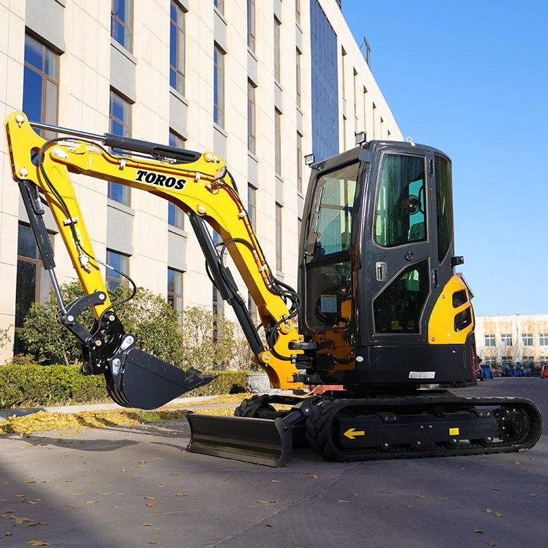 Cheap Price 3.5ton Mini Excavator Hydraulic Earthmoving Roadworks Compact Bagger EPA Certification Crawler Mini Excavator 1ton