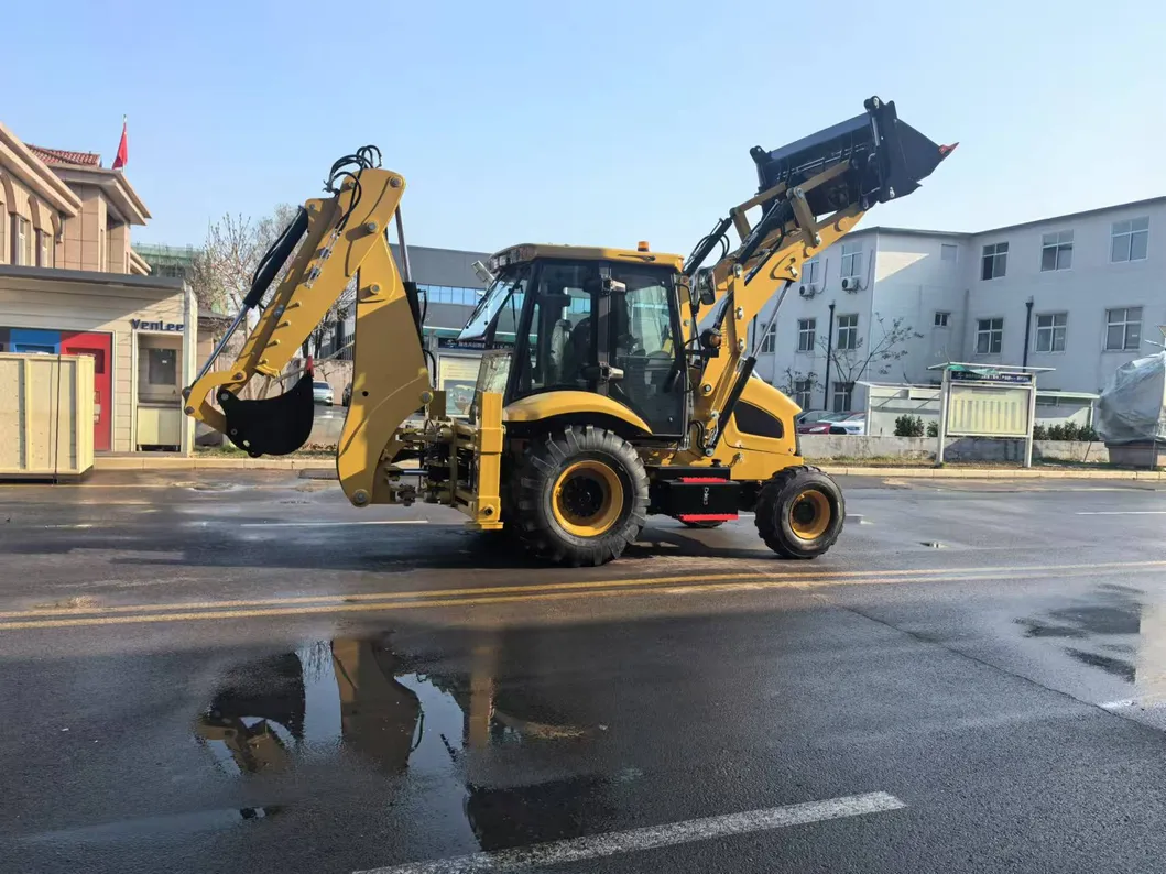 Backhoe Digging Action