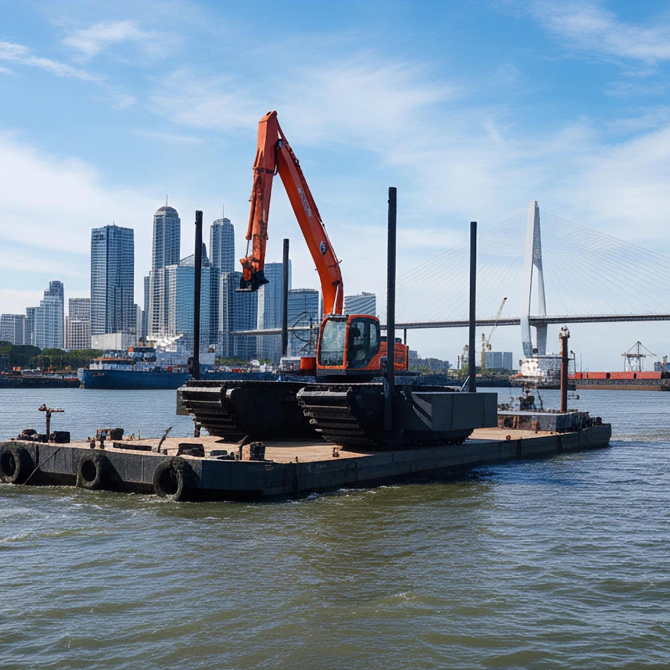 Amphibious Excavator Efficiency