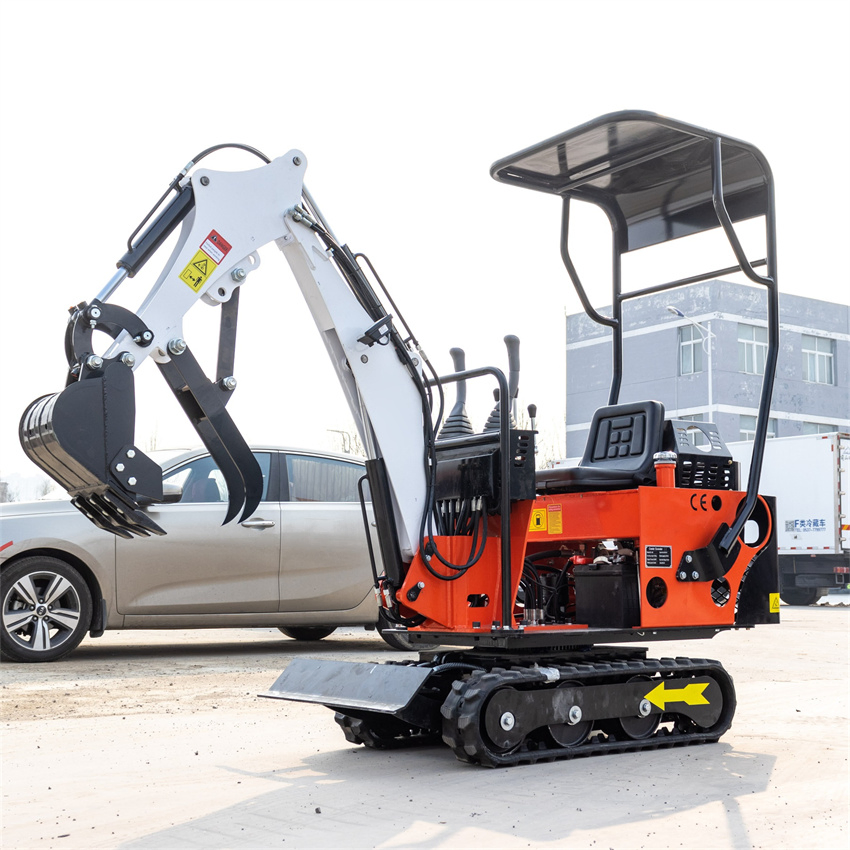 Small Digger Crawler Excavator Earth Moving Machinery 0.8ton