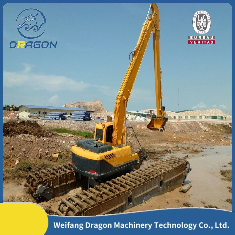 Hot Sale Amphibious Weed Harvester/Backhoe Dredger Equipment with Lower Price