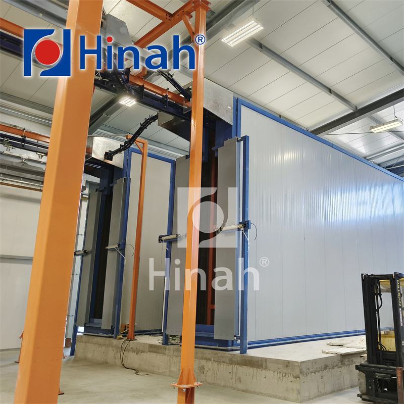 Automated Industry Spraying Powder Coating Equipment with Diesel Heating Curing Oven for Hardware