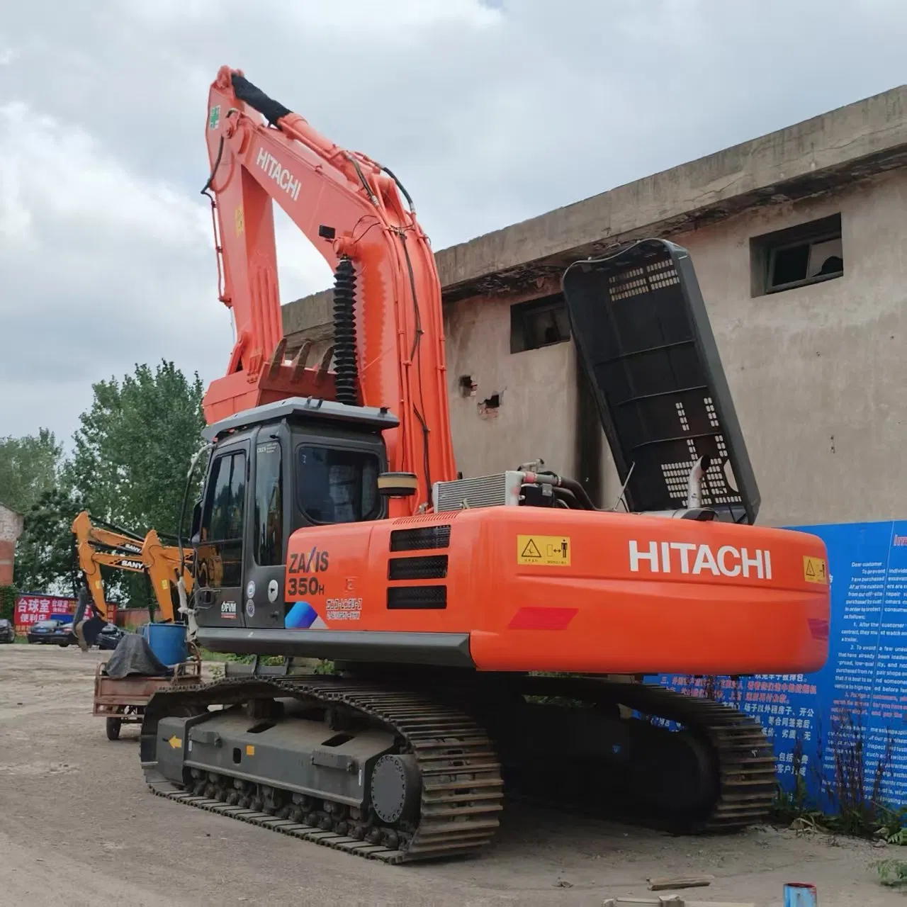 Used Hitachi Zx350h Construction Excavator for Sale, Excellent Condition, Reliable Quality, Strong Productivity for Roadwork and Land Clearing