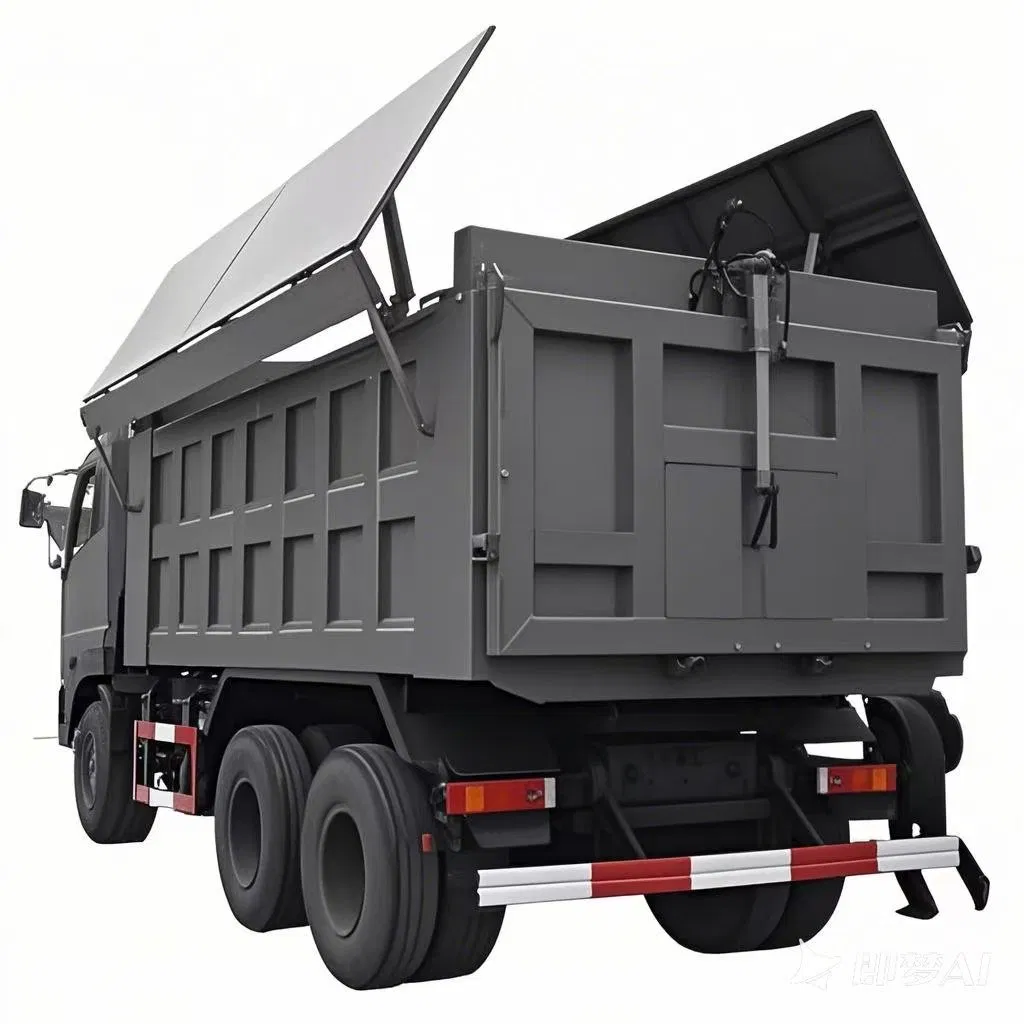Truck Hydraulic Jacking Earthmoving Truck Environmental Protection Tarpaulin System Electric Tarpaulin Factory Custom Processing Environmental