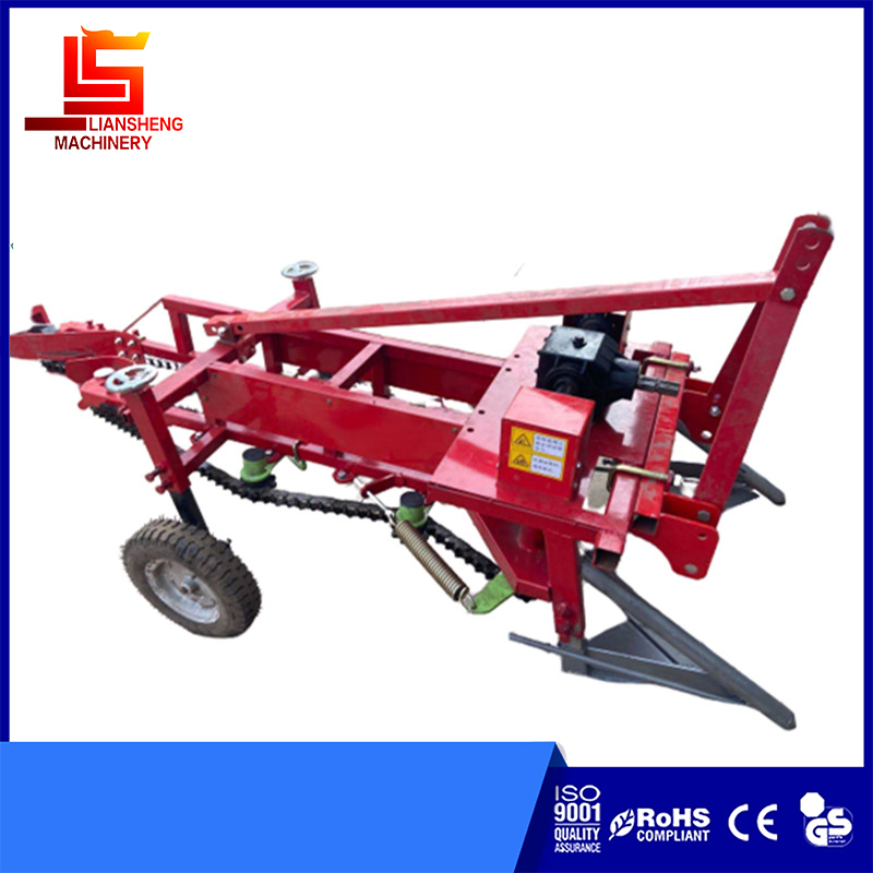 Groundnut Digger Four-Wheel Supporting Power Peanut Harvester Earth Peanut Digging Machine Plant Harvesting Machine
