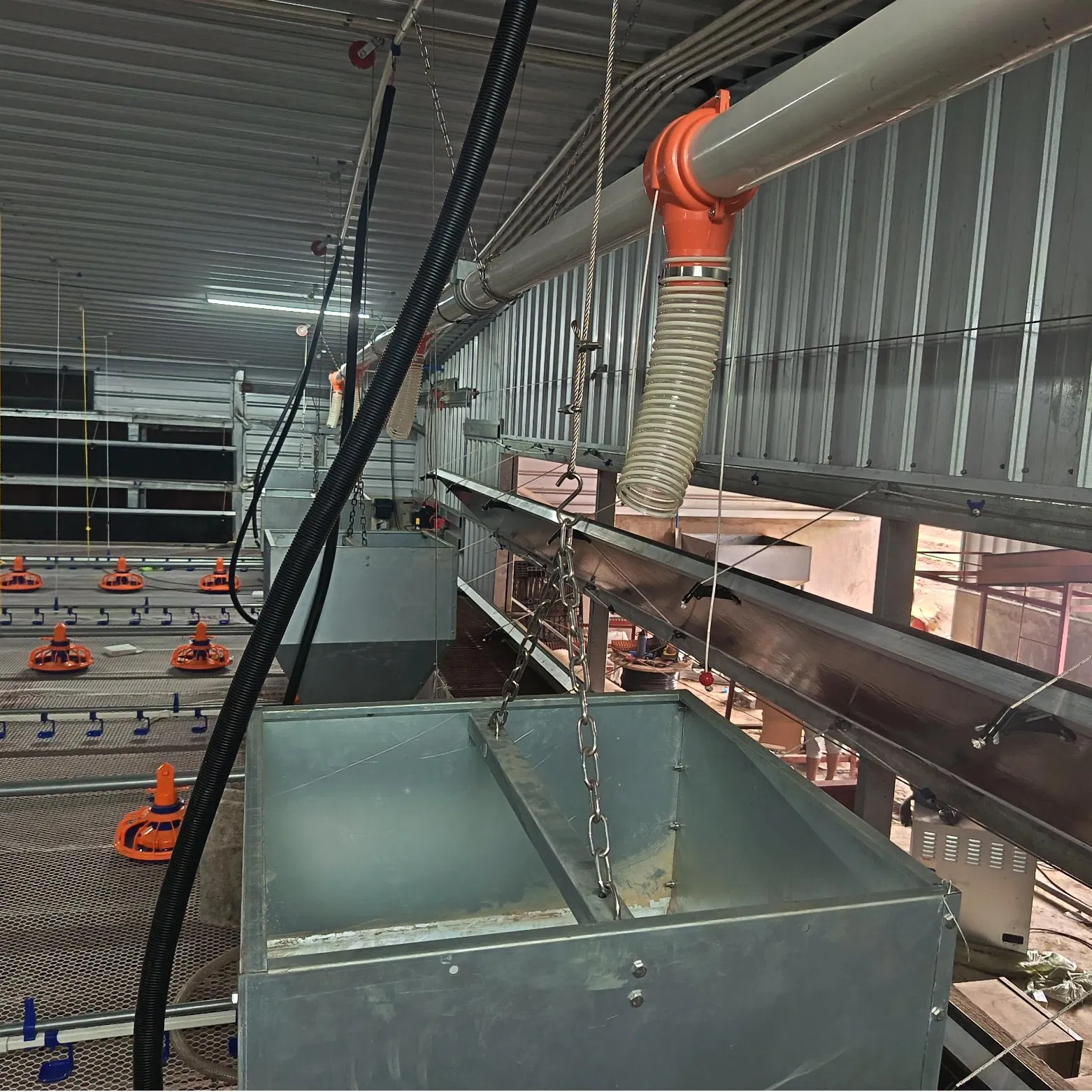 Reliable Compact Fill System Equipment Sturdy Construction Low Maintenance Smooth Material Transport Easy Operation Ideal for Chicken Farms