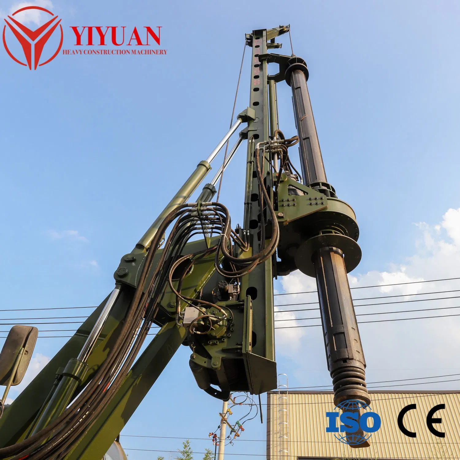 High-Mobility Borehole Drilling Machine on Wheeled Carrier for Urban Construction