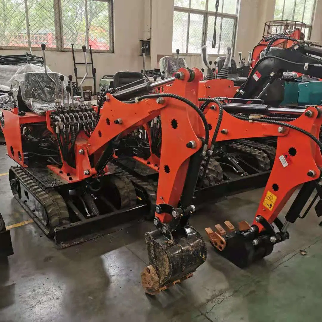 Hydraulic Small Digger 1 Ton Mini Crawler Earth Moving Equipment for Construction Work 1t Kv10 with EPA Engine Compact Excavator for Mining